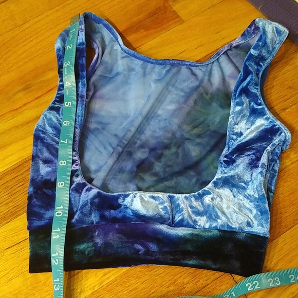 Tie dye velvet bellydance set - Picture 10 of 10